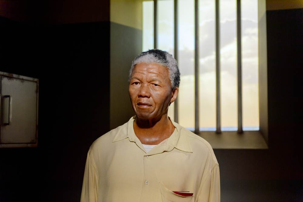Nelson Mandela in prison