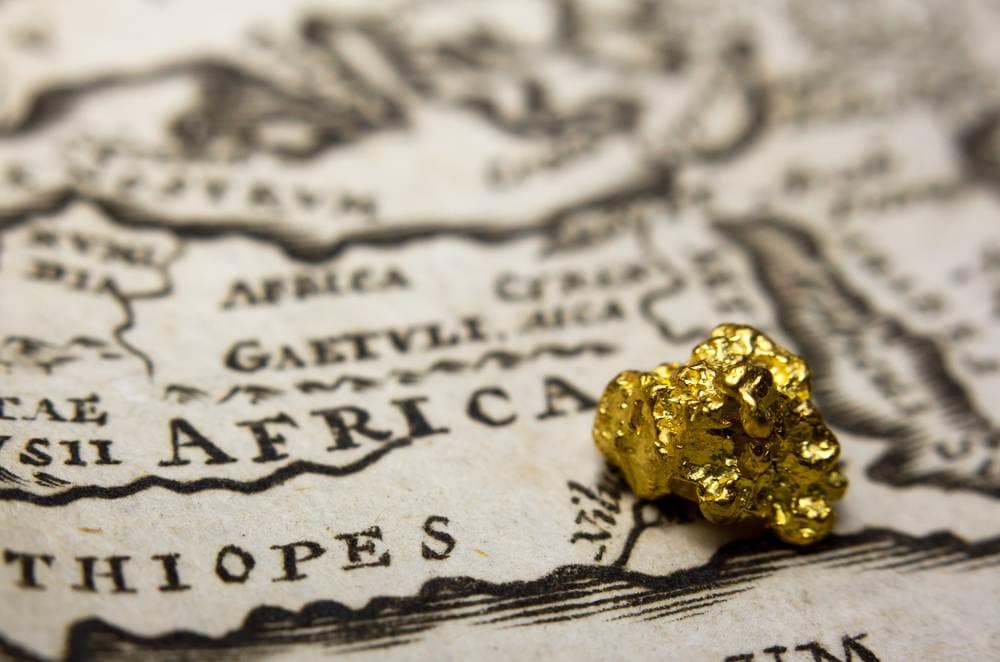An old African map